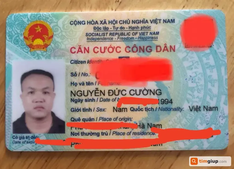 Tìm ví cầm tay và giấy tờ tùy thân của Nguyễn Đức Cường tại Hà Nội