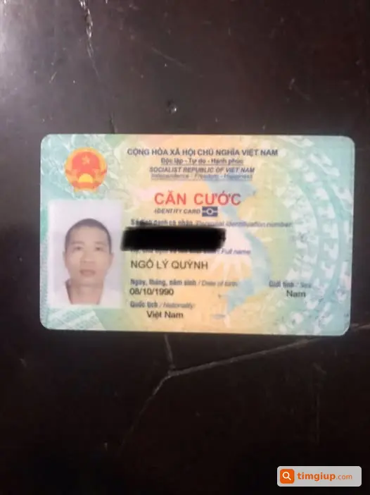 Nhặt Được CCCD, Ai Bị Mất Liên Hệ Số Điện Thoại