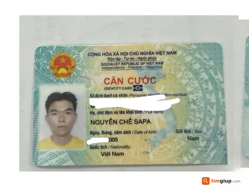 Tìm Ví Giấy Tờ Màu Vàng Tên Nguyễn Chế Sapa Rơi Ở TP.HCM