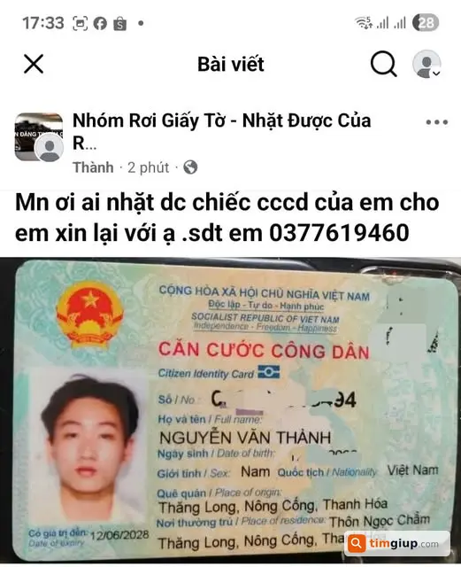 Tìm Đồ Thất Lạc Trên Đoạn Lê Hồng Phong Đến 30-4, Đô Lương
