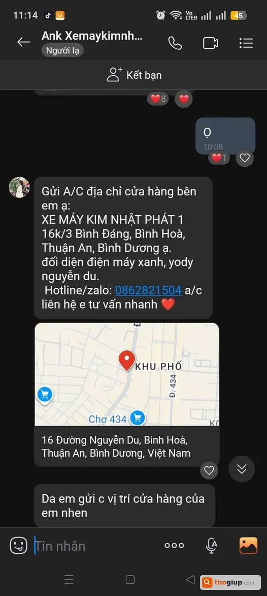 Tìm Giấy Tờ CCCD Đánh Rơi Trên Đường Đến Tiệm Xe Kim Nhật