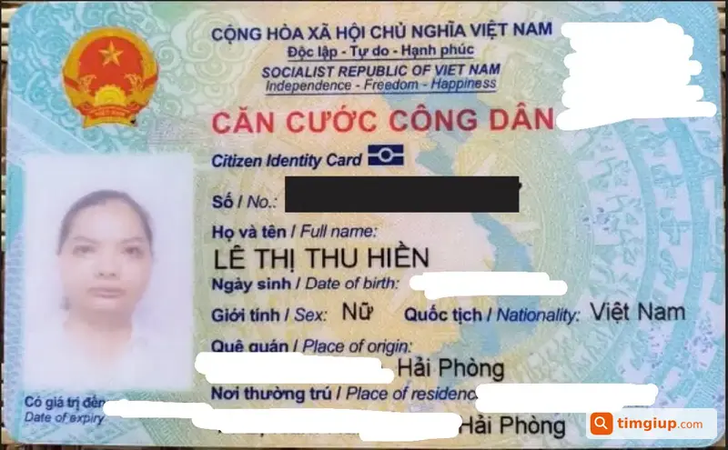 Tìm Ví Vàng Có Giấy Tờ Tên Lê Thị Thu Hiền Ở Hải Phòng