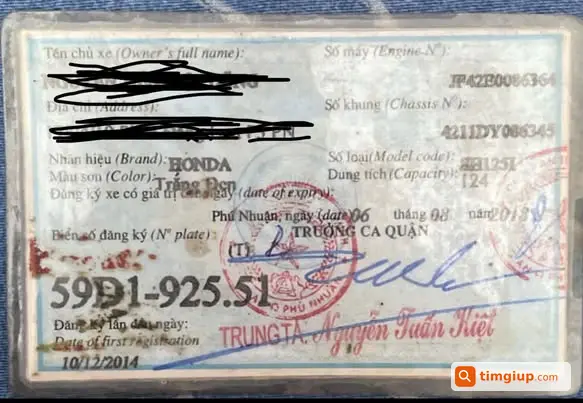 Rơi Ví Đen Có 2 CCCD Và Giấy Phép Lái Xe Từ Tam Bình Đến Lã Xuân Oai