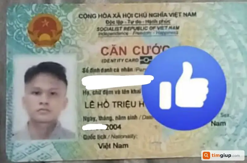Tìm ví màu đen chứa giấy tờ tùy thân của Lê Hồ Triệu Huy tại Quận 12, TP.HCM