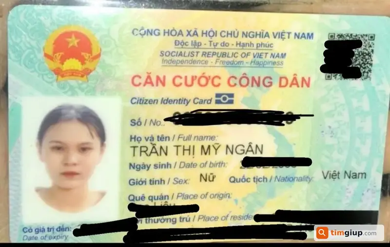 Tìm Ví Chứa CCCD Trần Thị Mỹ Ngân Rơi Tại Thủ Đức