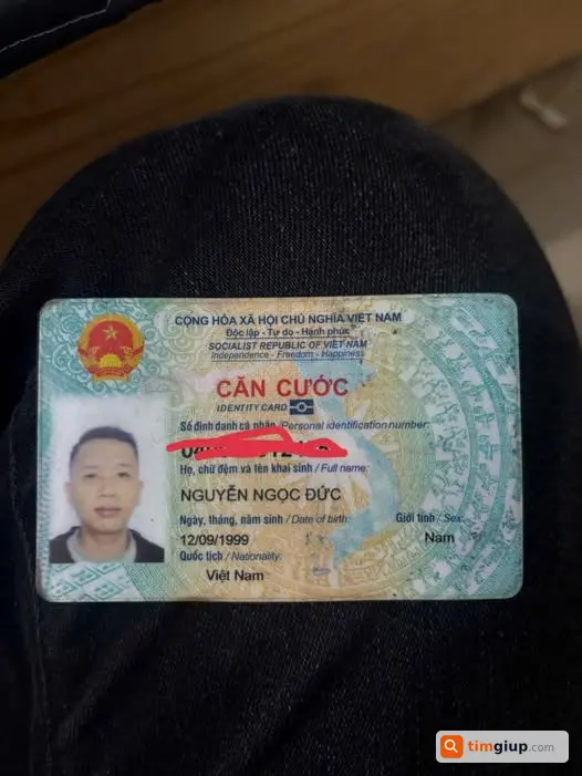 Tìm Giấy Tờ Tùy Thân (CCCD) Thất Lạc Cách Đây Một Tháng