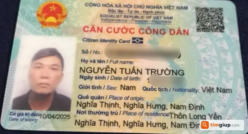 Tìm Ví Chứa CCCD Nguyễn Tuấn Trường Rơi Ở An Dương Vương