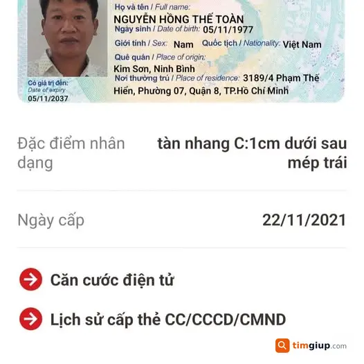Tìm Ví Có CCCD Và Bằng Lái Gần Công Viên 30-4 Biên Hòa