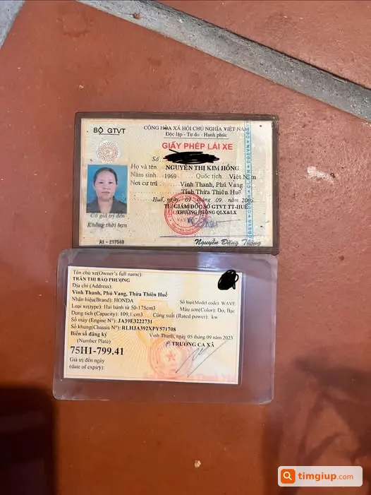 Nhặt Được Giấy Tờ Xe Trên Đường Võ Văn Kiệt, Hà Nội