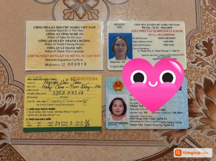 Đánh Rơi CCCD, Bằng Lái Và Cà Vẹt Xe Tại Hưng Nguyên