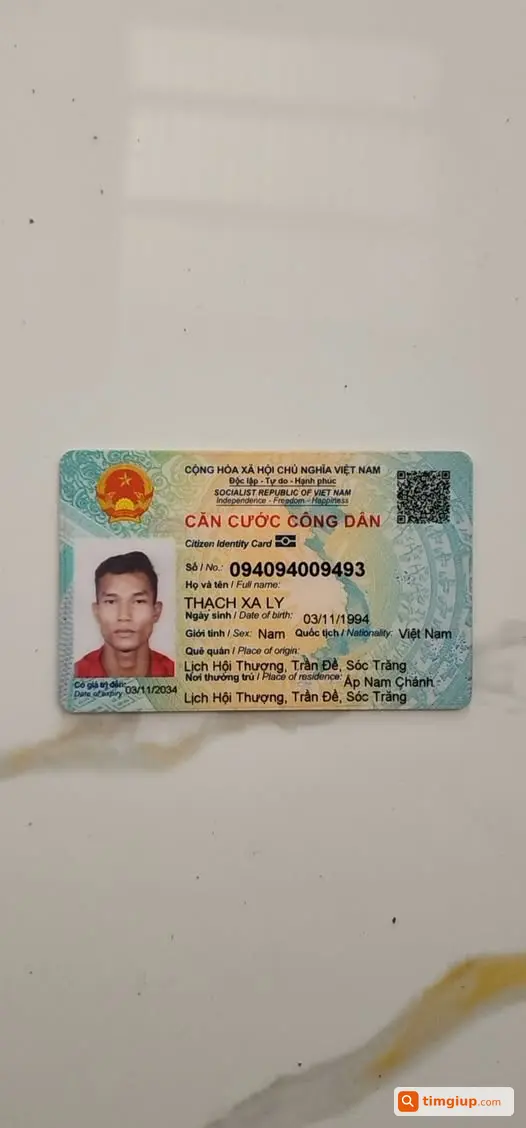 Tìm Ví Có CCCD Và Nhẫn Bạc Tại Tư Tân Hiệp 12