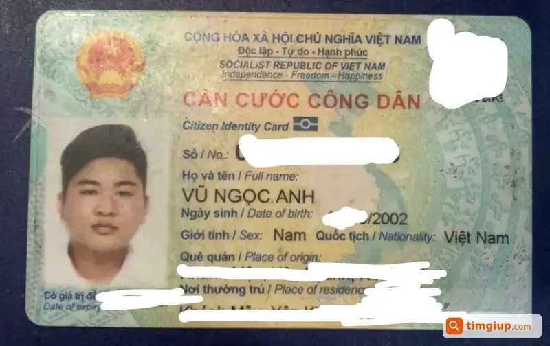 Tìm Ví Đen Tên Vũ Ngọc Anh Rơi Tại Cần Thơ