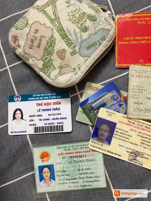 Nhặt Được Giấy Tờ Gần Bệnh Viện Nhi Trung Ương Hà Nội